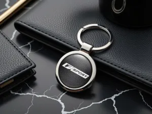 Lexus Porte-clés Métal Look Acier Inox Premium